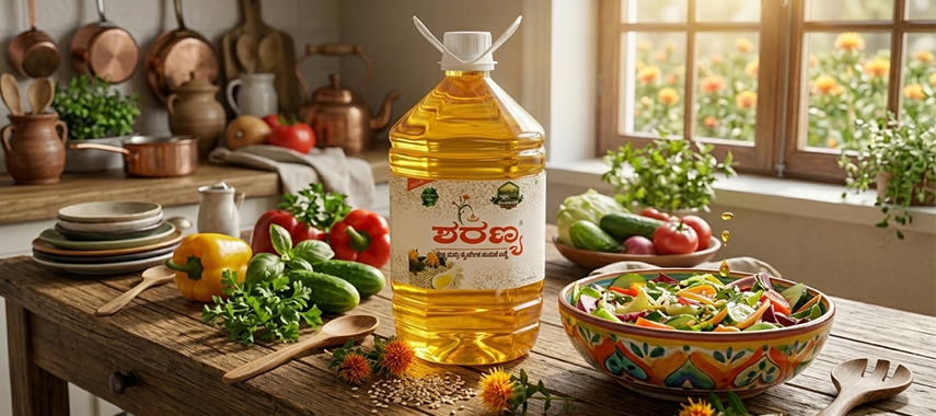 Sharanya Safflower Cooking Oil