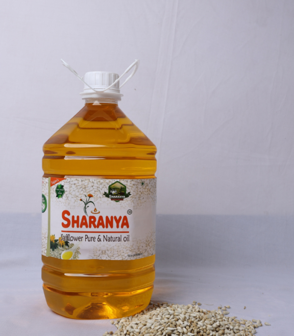 Sharanya Safflower Cooking Oil – 5 Liter